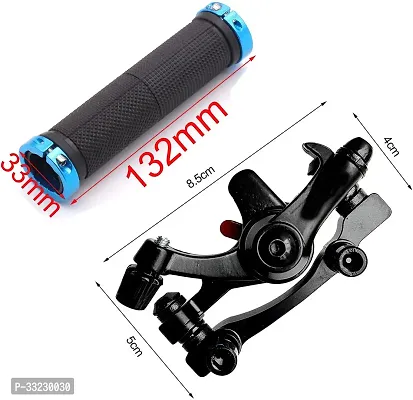 NSV Cycle Disc Brake Caliper Machine With Handel Grip Blue Bicycle Brake Disk-thumb2