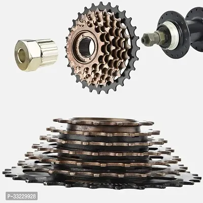 NSV 7 Speed Bike Freewheel 14 28 T Road Bike Flywheel Bike Screw Type Bicycle Brake Disk-thumb2