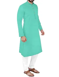 Sea Green Cross Kurta-thumb1