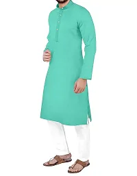 Sea Green Cross Kurta-thumb2