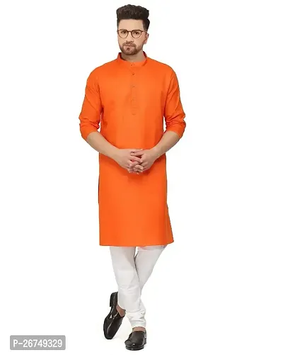 New Stylish straight simple kurta for Men-thumb0