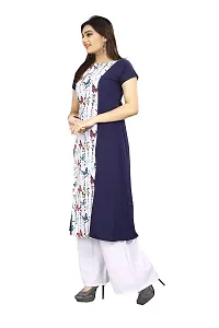 BLANCORA Women Crepe Straight Regular Kurta(BKRKU62A_Multicolor_Small)-thumb1