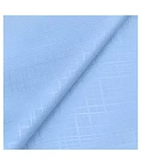 Glittering Stars PVC (Polyvinyl Chloride) Waterproof Bed Sheet / Plastic Sheet/ Mattress Protector for Baby and Adult - Double Bed Size 6.5 x 6 feet (Sky Blue)-thumb2