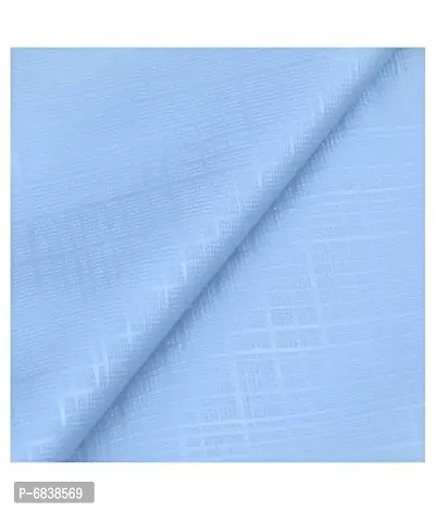 Glittering Stars PVC (Polyvinyl Chloride) Waterproof Bed Sheet / Plastic Sheet/ Mattress Protector for Baby and Adult - Double Bed Size 6.5 x 6 feet (Sky Blue)-thumb3