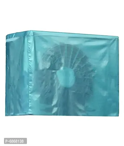 Glittering Stars PVC Split Indoor and Outdoor AC Cover Set for 1.5 Ton(Blue)-thumb3