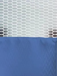 PVC Hospital Partition Curtain with Square net on top for ICU and Wards (7 FEET by 4.5 FEET, Blue)-thumb3