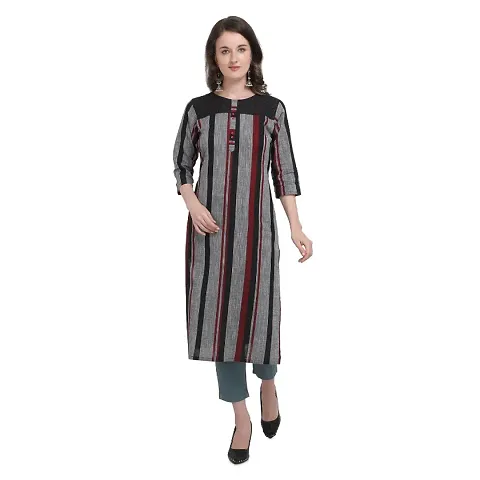 Elegant Striped Women Kurta