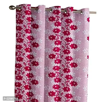 Dream Era Fine Polyester Floral Printed Curtain-thumb0