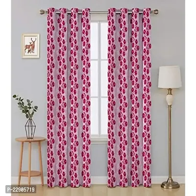 Dream Era Fine Polyester Floral Printed Curtain-thumb3