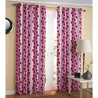 Dream Era Fine Polyester Floral Printed Curtain-thumb1