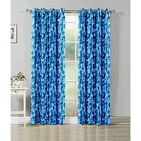 Dream Era Curtain of Polyester 3D Digital Printed Floral Curtain-thumb2