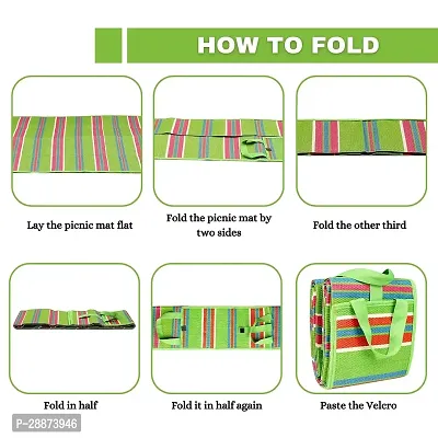 Foldable Mat for Picnics with Handle - 4x6 Feet-thumb4