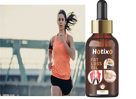 Hotixo Premium Thigh Fat Loss Massage Oil.,Weight Loss Oil 50 Ml Pack Of-1-thumb1