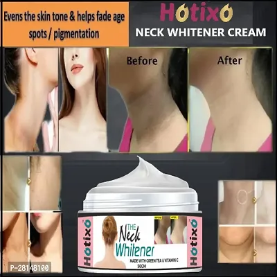Hotixo Neck  Elbow Whitening Cream | Whitening Cream For All Types of Skin | Men and Women | Neck and Elbow | 50gms Pack of 1-thumb0