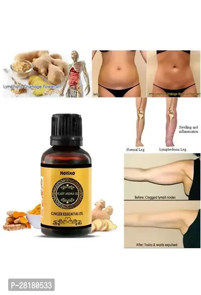 Hotixo Ginger Slimming Essential Oil Lifting Firming Hip Lift Up Moisturizing Fat Burner Lose Weight Massage Spa Relieves Stress Oil 30ml Pack OF-1-thumb0