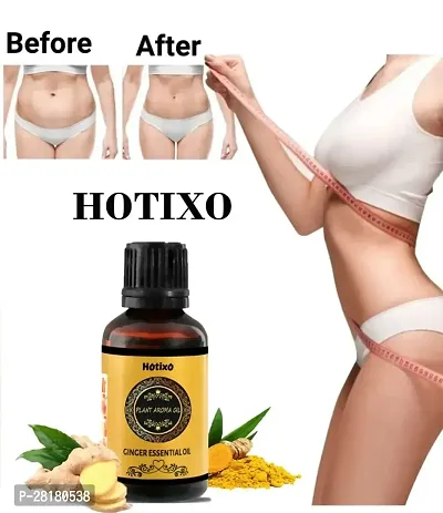 Hotixo Ginger Slimming Essential Oil Lifting Firming Hip Lift Up Moisturizing Fat Burner Lose Weight Massage Spa Relieves Stress Oil 30ml Pack OF-1-thumb0