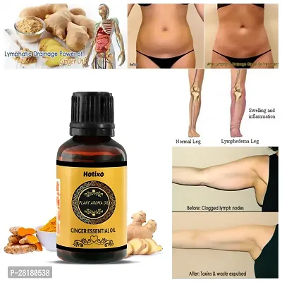 Hotixo Ginger Slimming Essential Oil Lifting Firming Hip Lift Up Moisturizing Fat Burner Lose Weight Massage Spa Relieves Stress Oil 30ml Pack OF-1-thumb2