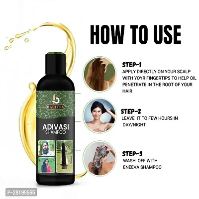 Baritex Adivasi Smooth and Silky, Anti Dandruff Ayurvedic Shampoo 100ml Pack Of-1