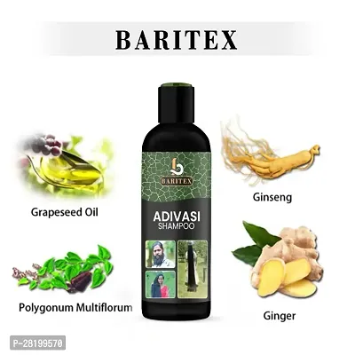 Baritex Adivasi Smooth and Silky, Anti Dandruff Ayurvedic Shampoo 100ml Pack Of-1