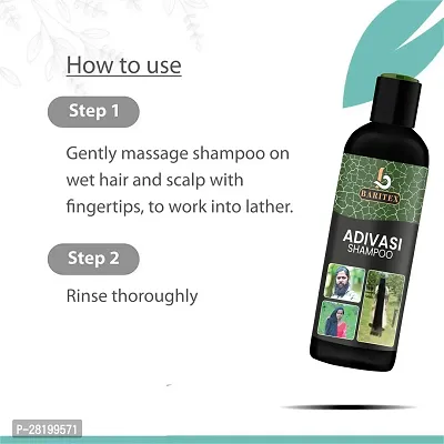 Baritex Adivasi Smooth and Silky, Anti Dandruff Ayurvedic Shampoo 100ml Pack Of-1-thumb2