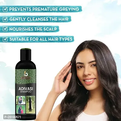 Baritex Adivasi Smooth and Silky, Anti Dandruff Ayurvedic Shampoo 100ml Pack Of-1-thumb3