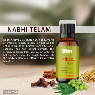 Xelova Nabhi Tailam Belly Button Oil For Nourishing 30ml Pack OF-1