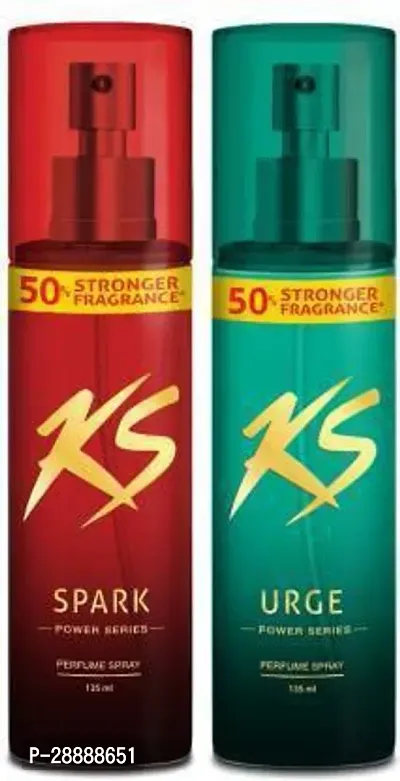 Kamasutra KS SPARK and URGE POWER SERIES 135ML PACK OF 2 Deodorant Spray     For Men and Women  270 ml, Pack of 2