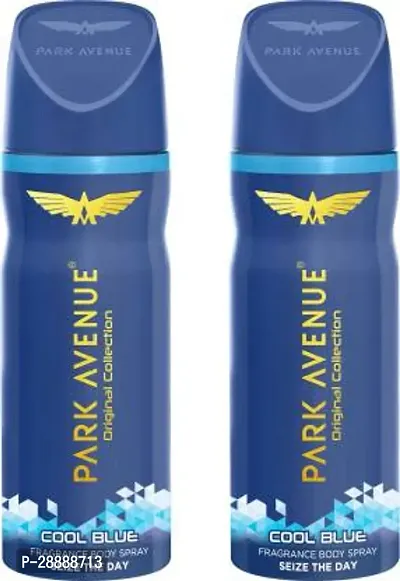 PARK AVENUE ORIGINAL DEO COOL BLUE 100GM  PACK OF 2  Body Spray     For Men and Women  300 ml, Pack of 2