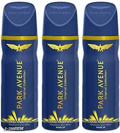 PARK AVENUE Classic Deo 3 Good Morning Combo for Men  Pack of 3  Deodorant Spray     For Men  450 ml, Pack of 3-thumb0