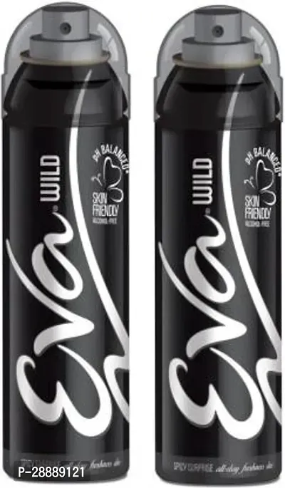 EVA wild 125 ml x 2 Deodorant Spray     For Women  250 ml, Pack of 2-thumb0