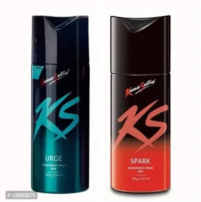 Kamasutra SPARK and URGE Deodorant Spray     For Men  300 ml, Pack of 2-thumb0