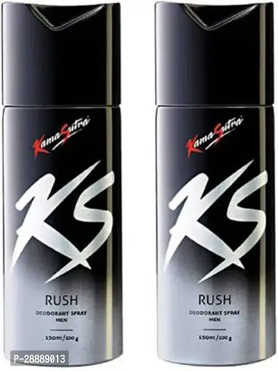 Kamasutra RUSH Deodorant Spray     For Men  300 ml, Pack of 2-thumb0