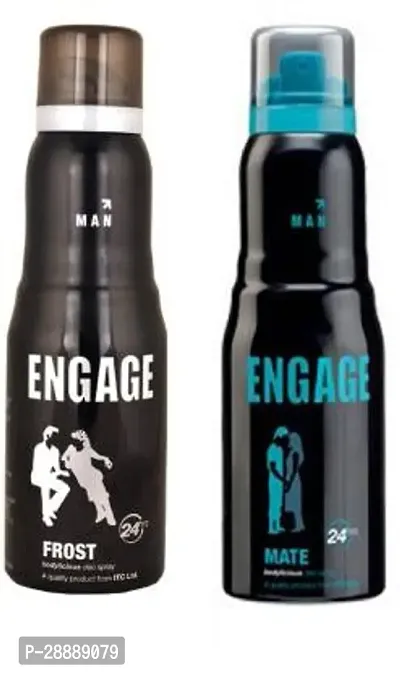 Engage Frost and Mate Deodorant Spray Pack of 2  150ml each  Deodorant Spray     For Men  300 ml, Pack of 2