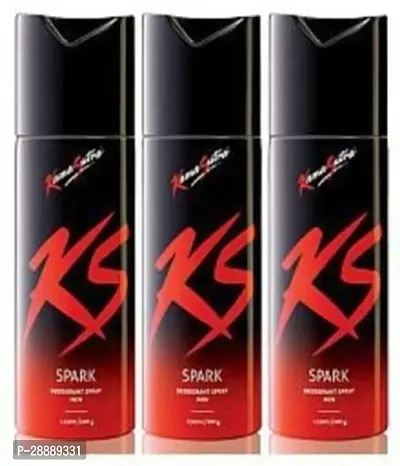 KS SPARK 3 Deodorant Spray     For Men and Women  450 ml, Pack of 3-thumb0