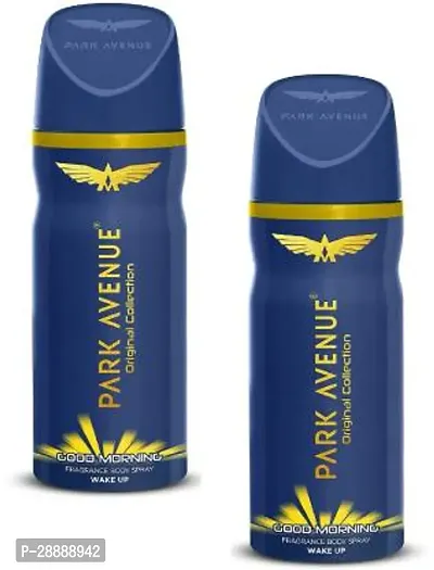 PARK AVENUE GOOD MORNING DEODORANT FOR MEN, 150ML COMBO OF 1 Deodorant Spray     For Men  300 ml, Pack of 2-thumb0