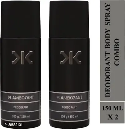 KILLER Flamboyant Body Spray     For Men  300 ml, Pack of 2