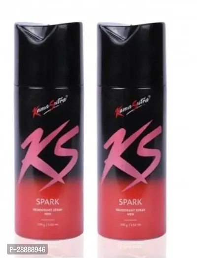 Kamasutra KS SPARK Deodorant Spray     For Men and Women  300 ml, Pack of 2