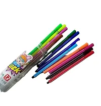 12 pcs sketch pens with box perfect for kids ( pack of 12 )-thumb2