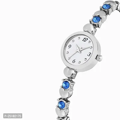 KAJARU Classic Analog Women Watch (Round White Dial, Silver Colored Strap, Pack of 1)_364-thumb2