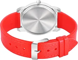 KAJARU Classic Analog Boys  Girls Watch (Round Multicolor Dial, Red Colored Strap, Pack of 1)_190-thumb3