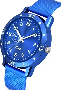 KAJARU Classic Analog Boys Watch (Round Blue Dial, Blue Colored Strap, Pack of 1)_284-thumb1