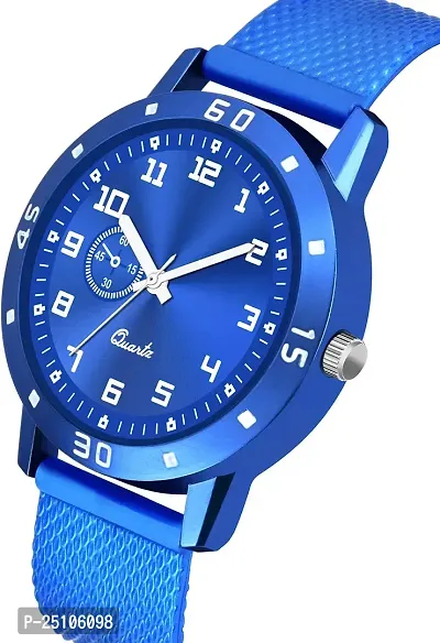 KAJARU Classic Analog Boys Watch (Round Blue Dial, Blue Colored Strap, Pack of 1)_284-thumb2