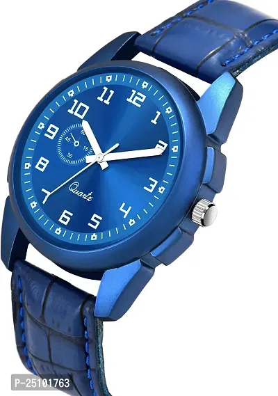 KAJARU Classic Analog Boys Watch (Round Blue Dial, Blue Colored Strap, Pack of 2)_114-thumb2