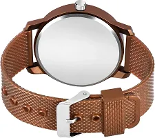 KAJARU Classic Analog Boys Watch (Round Brown Dial, Brown Colored Strap, Pack of 1)_298-thumb2