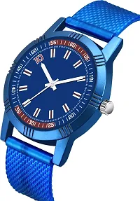 KAJARU Classic Analog Boys Watch (Round Blue Dial, Blue Colored Strap, Pack of 2)_123-thumb1