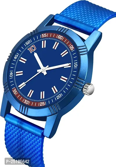 KAJARU Classic Analog Boys Watch (Round Blue Dial, Blue Colored Strap, Pack of 2)_123-thumb2