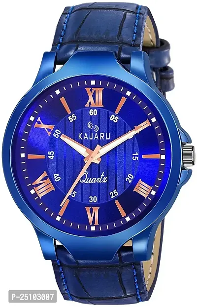 Buy KAJARU Classic Analog Boys Watch Round Blue Dial Blue