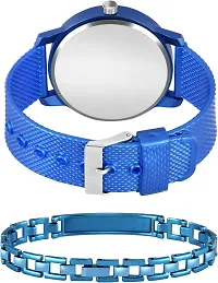 KAJARU Classic Analog Boys Watch (Round Blue Dial, Blue Colored Strap, Pack of 2)_53-thumb2