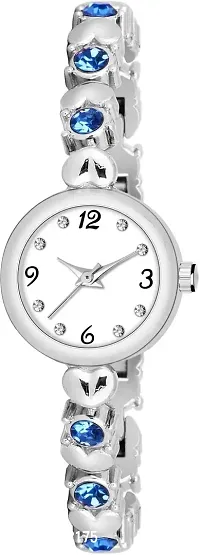 KAJARU Classic Analog Women Watch (Round White Dial, Silver Colored Strap, Pack of 1)_364-thumb0