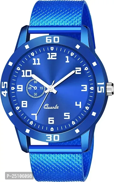KAJARU Classic Analog Boys Watch (Round Blue Dial, Blue Colored Strap, Pack of 1)_284-thumb0